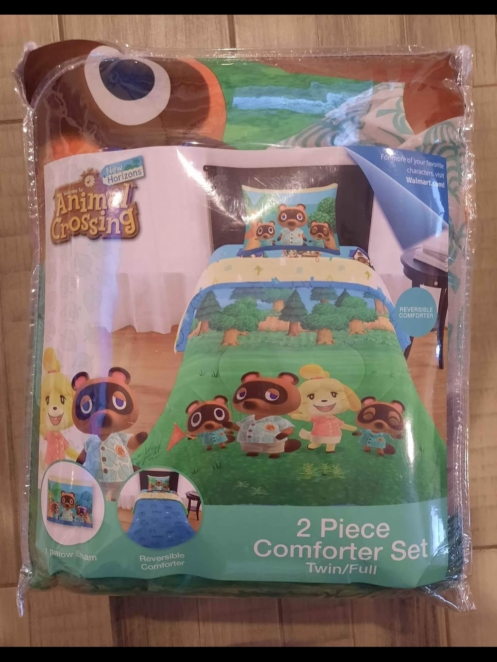 Animal Crossing Reversible Comforter Set Twin/Full